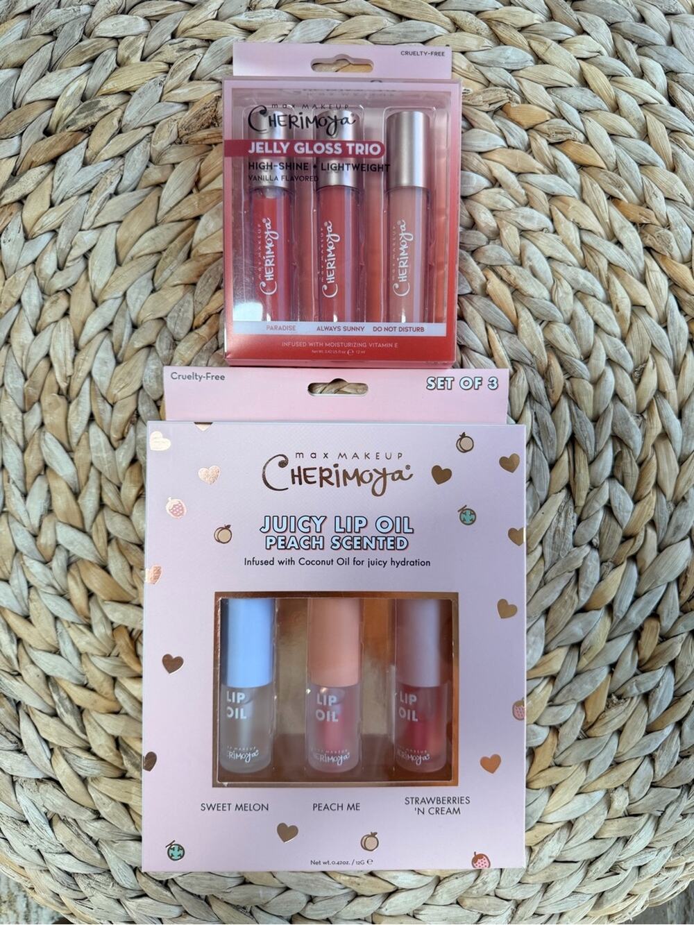 NIB Cherimoya (The Crème Shop) | 6-Piece Gloss & Lip Oil Gift Set
